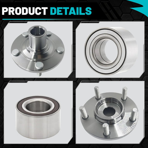 Front Wheel Bearing Hub Assembly For Mazda 3 2009-2013 And Mazda 5 2006-2010 2012-2015, Bolt-On Left Or Right Fit, Complete Unit