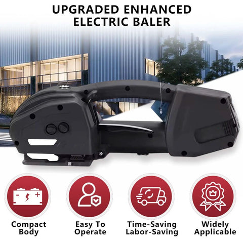 Cordless Electric Strapping Tool For Secure Pallet Wrapping With PP PET Straps Auto Weld And Cut 200 Mm Per Second Tension