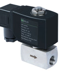 Quarter Inch High Pressure Solenoid Valve 12V DC Stainless Steel Industrial Valve For Water Gas Oil And Fluids Heat Resistant 60 Bar