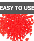 Red PVC Internal Thread Dust Plugs Caps Oil Resistant Rubber Cylinder Hole Plugs For Industrial And Scientific Use 200 Pack