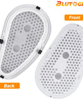 Front and back view of Upgraded Dryer Lint Filter Screen And Cover For Kenmore Whirlpool Stackable Washer And Dryer Lint Trap Replacement W10828351 Replaces 8531964 8531967 8531966 AP5985829 Heavy Duty Stainless Mesh With Tight Weave Easy Install