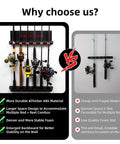 Two Pack Vertical Fishing Rod Holder For Garage Wall Mount comparing durable space-saving rack with inferior model