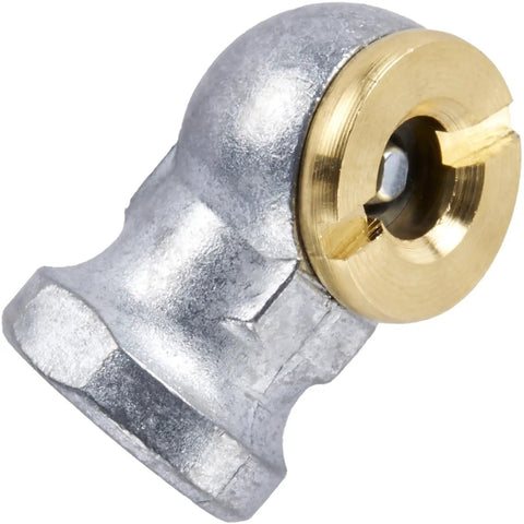 One Quarter Inch Single Head Air Chuck With Closed Sealing, One Quarter Inch NPT Thread, One Quarter Inch Hose Inside Diameter, Heavy Duty