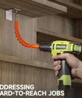 12V Cordless Drill Set With Battery And Charger, Lightweight And Compact, built in LED, used for reaching tight spaces