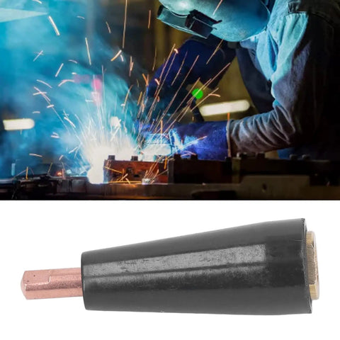 Welder using 7 Piece Copper Welding Torch Accessory Kit With Clear Threads And High Conductivity Copper Construction under sparks