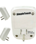 Back view of Auto Shut Off Safety Outlet With 30 Minute Timer For Curling Irons And Flat Irons, Energy Saving Plug In Timer