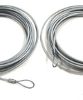 Volleyball Net Replacement Cable Kit With Steel Aircraft Cables For Top And Bottom Net Tapes Includes Two Cables Malleable Clamps And Duct Tape