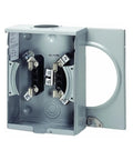 125 Amp Ringless Meter Socket For Overhead Or Underground Service Made In USA With Silver Finish Heavy Duty Construction Easy Mount