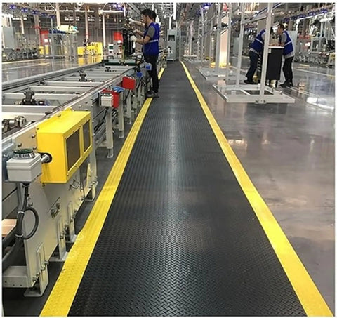 Heavy Duty Anti Fatigue Mats Total Grind Ready Ergonomic Standing Floor Mat For Shop Or Kitchen, 20Mm Thick Cloud Soft Cushion, Real Knee Saving Relief For Daily Footwork, Anti Slip Black 24X35 Mat