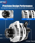 130Amp High Output Alternator Replacement Fits Pilot 2012-2015, Ridgeline 2012-2014, Odyssey 2011-2013 3.5L V6 CW