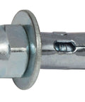 1/4 In By 1-3/8 In Acorn Sleeve Anchor Zinc Plated - 100 Pack - Built Tough Masonry Fastener For Concrete Brick And Block - 360 Degree Expansion - Pre Assembled All Steel, close-up view