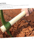 Durable Steel Garden Pickaxe Handle Handheld Tool For Soil Digging Weeding Root Removal And Transplanting In Vegetable Gardens