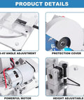 Detailed view of Rock Solid Smooth Operating Mini Desktop Saw For Wood Stone Steel Craft Cutting With Low Noise All Copper Motor.