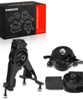 Premium Heavy Duty Engine Motor Mount Kit For Scion Tc 2005 2010 2.4L Automatic, featuring hard rubber and steel components.