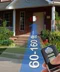 Door Alarm System With Remote, Wireless Door Bell Chimes, Magnetic Security Sensor For Doors And Pools, Easy Install, 2 Pack