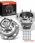 Two Pack Front Wheel Bearing And Hub Assembly For Ford Transit 250 350 And 350 HD 2015-2018 6-Lug Compatible 2X