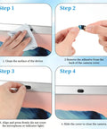 Step-by-step guide to install 50 Pack Ultra Slim Webcam Covers Universal Laptop Phone Tablet Camera Slider Blocker.