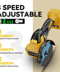 Cordless Cut Off Tool For DeWalt 20V Max 4 Inch Brushless Cutter With 18000 RPM 3 Variable Speeds Tool shown with blade