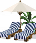 2 Pack Lounge Chair Covers 30 X 85 Inch Striped Navy Microfiber Towel For Poolside Sunbathing Beach Spa Outdoor Patio Lounging Chairs
