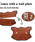 Two Piece Metal Sword Cosplay Props Set With Hanging Display Board Wall Mount Display Knight Killer Theme wooden wall plate
