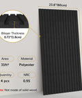 Killer Sound Blocking Acoustic Wall Panels 4 Pack No Sweat Peel And Stick Foam Tiles For Home Studio Recording Setup Self Adhesive Noise Reduction Wall Decor Top Shelf Quality, black polyester sound panels with dimensions.