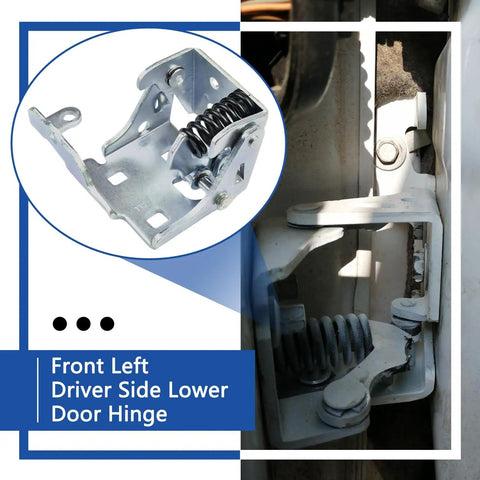 Heavy Duty Front Driver Side Lower Door Hinge Replacement For Chevy Silverado Tahoe Suburban And Gmc Sierra Yukon Cadillac Escalade Badass Strength With No Sweat Install, detailed view of hinge.