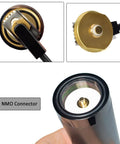 NMO connector details of Low Profile UHF GMRS Antenna For Roof Mount With NMO To UHF PL259 Adapter, 13 Ft RG58U Cable, 460 470 MHz Amateur Radio