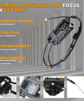 Heavy Duty Electric Parking Brake Actuator For Bmw X5 E70 And X6 E71 E72 2007 To 2014 Direct Replacement Control Module 34436850289 detailed construction view