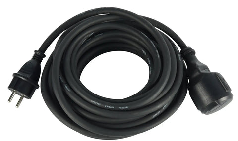 Tough As Nails 5 Meter Outdoor Extension Cable Built With Heavy Duty Neoprene Rubber Body And Locking Safety Socket Plus Weather Resistant Cover
