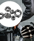 Six Pack Depth Stop Kit Stainless Steel Position Limiter Collars Fit Robotics Auto Screw Drive Shafts on drill bits