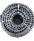 Top view of Spiral Cable Wrap For Wiring And Pipe Protection, 22mm Diameter, 50m Roll, showing tightly coiled flexible sleeve.