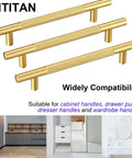 Gold knurled cabinet handles shown suitable for cabinet handles, drawer pulls, dresser handles, and wardrobe handles.