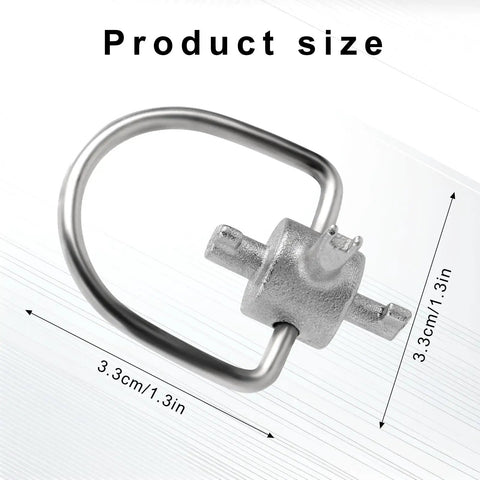 Heavy Duty Two Piece Locking Cap Keys For R410A And R22 Refrigerant Lines Slick Triple Function Tamper Proof HVAC Wrench No Sweat AC Repair And Maintenance Tool