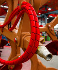 Heavy Duty Spiral Hose Wrap Protector Cover For Hydraulic Lines Half Inch Hdpe Cable Guard Sleeve on equipment