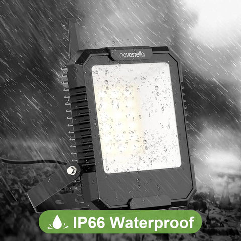 RGB Lit Plus Tunable White Outdoor Flood Lights 50W Two Pack With 2700K To 6500K Color Temp IP66 Waterproof Stage Uplighting For Party And Christmas 16 Million Colors 8 Scenes Group Control And Countdown Timer