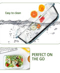 Easy to clean Eight Pack 30 Oz Glass Meal Prep Containers With Airtight Lids Glass Food Storage For Lunches Leftovers