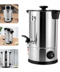 Commercial 40 Cup Coffee Urn In Stainless Steel With Automatic Temperature Control 1000W Fast Brewing For Office Parties And Buffets Large 6L Capacity Easy Pour Water Level Indicator