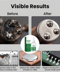 Before and after use of Liquid Flux Soldering Paste 50ml for Electronics DIY and PCB Assembly, Pro Grade Solder Flux for Fast Wetting.
