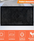 Front view of ZIMISI magnetic car sunroof shade, black breathable mesh UV window cover for universal vehicles