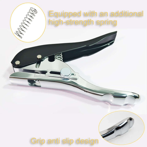 Heavy Duty 10mm Hole Punch For Paper Cards PVC Board And Cardboard Single Hole Punch Tool With Rugged Alloy Body Easy Grip