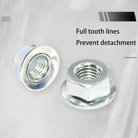 Six Pack M10x1.25 Left Hand Thread Blade Nut Replacement Fits Husqvarna Ryobi Homelite Honda Echo