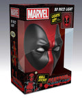 Deadpool 3D Deco Light Mask Wall Decor cordless battery operated LED night light with sticker in retail packaging