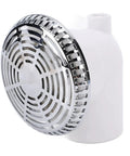 Dpofirs Bathtub Backwater Suction Drainer, PVC Massage Water Suction with chrome grille and white body.