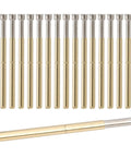 Spring Test Probe Set 100 Pieces Brass Two Millimeter Contact Pins With Nine Claws For Electronics Repair and Industrial Machining