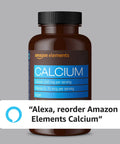 Bottle of Calcium Plus Vitamin D 500mg With 600 IU D2 Vegan Bone Health Supplement For Strong Bones 65 Tablets