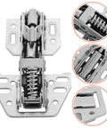 Beefy Heavy Duty RV Cabinet Door Hinge For Camper Cabinets With Hydraulic Soft Close And Fixed Angle Steel Replacement Hardware