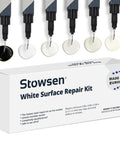 Tile Repair Kit For Quick DIY Fixes On Chips And Cracks In Marble Corian Porcelain And Granite Countertops Bathtubs And Sinks Ideal For Easy At Home Chip Repairs And Seamless Repairs, showing repair kit with color options