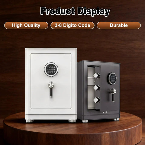 Electronic Safe Lock Replacement Kit for Gun Safes with Zinc Alloy Keypad Swing Bolt and 4 Pin Cable Access