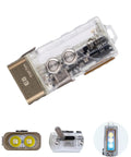 Rechargeable EDC Flashlight With USB C 700 Lumen Dope Keychain Light close-up of internal components and USB-C port