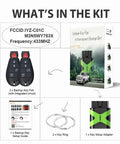 Badass Key Fob Replacement For 2008 2013 Grand Cherokee And 2008 2010 Commander Five Button Keyless Entry Remote With M3N5WY783X Iyz C01C Codes Ensures Smooth Lock Unlock Action Saving Cash Versus Dealers And Keeps Your Ride Safe. kit contents with two key fobs, adapter, rings, guide